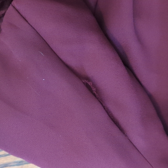 Purple Wine strapless maxi sweeping flowey bridesmaid Prom gown Gossip Girl sz 2 - Picture 4 of 11